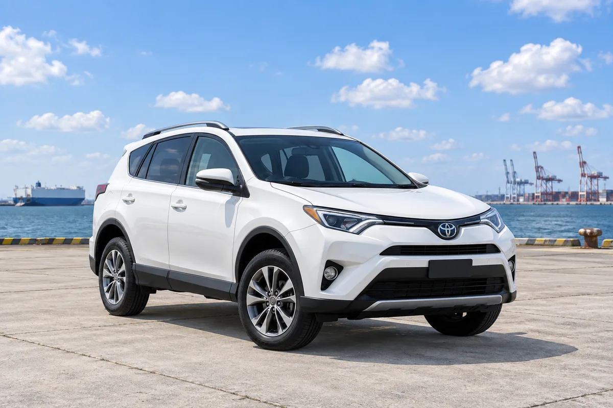 Illustration du modèle Toyota RAV4 d’occasion en excellent état